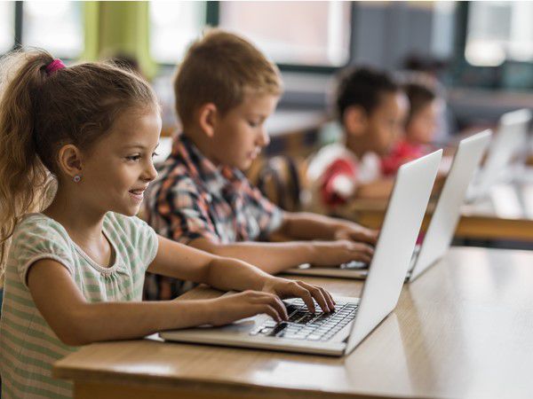 Laptops in classroom